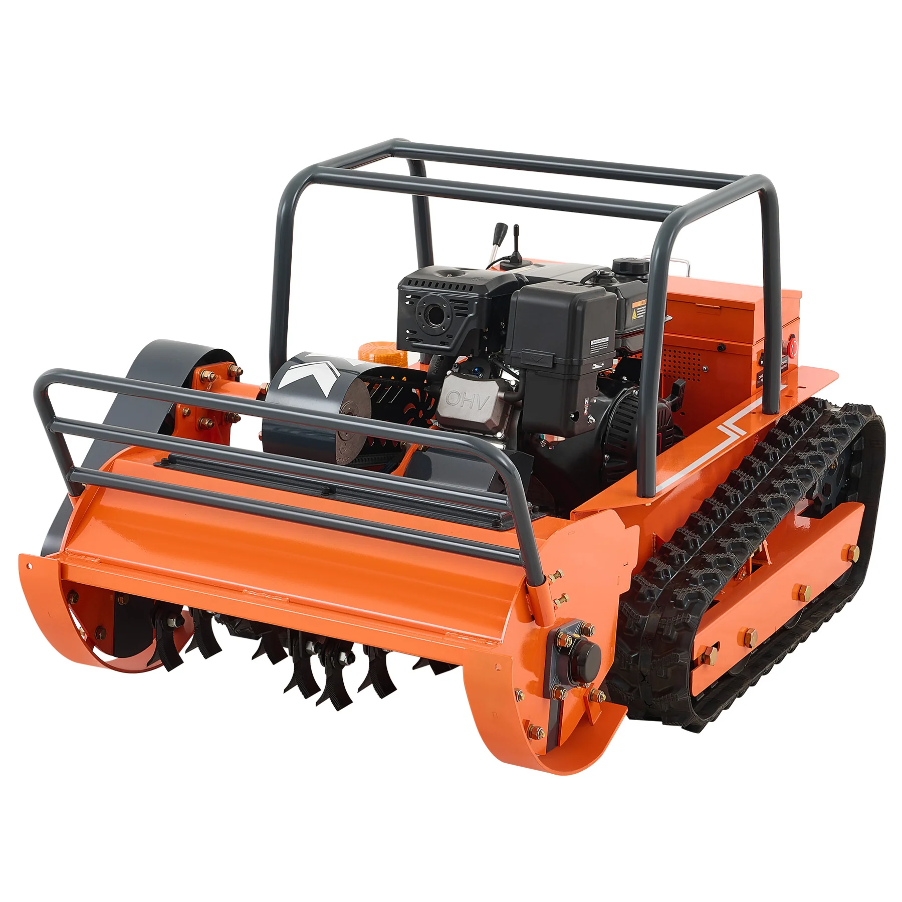 31.5" Remote Control Lawn Mower, 13.6HP Hybrid Power, Adjustable Height, 45°Slope Climbing - Image 2