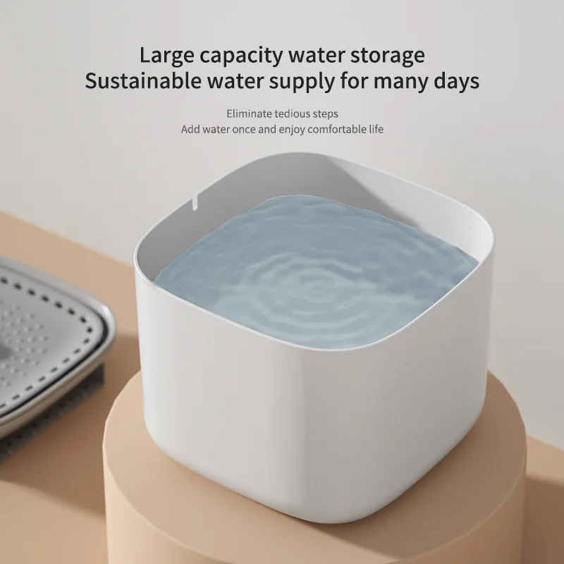 3L Cat Water Fountain with Automatic Filtration, Quiet Pump & USB Power, Large-Capacity Recirculating Pet Water Dispenser - Image 4