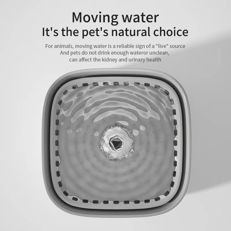 3L Cat Water Fountain with Automatic Filtration, Quiet Pump & USB Power, Large-Capacity Recirculating Pet Water Dispenser - Image 5