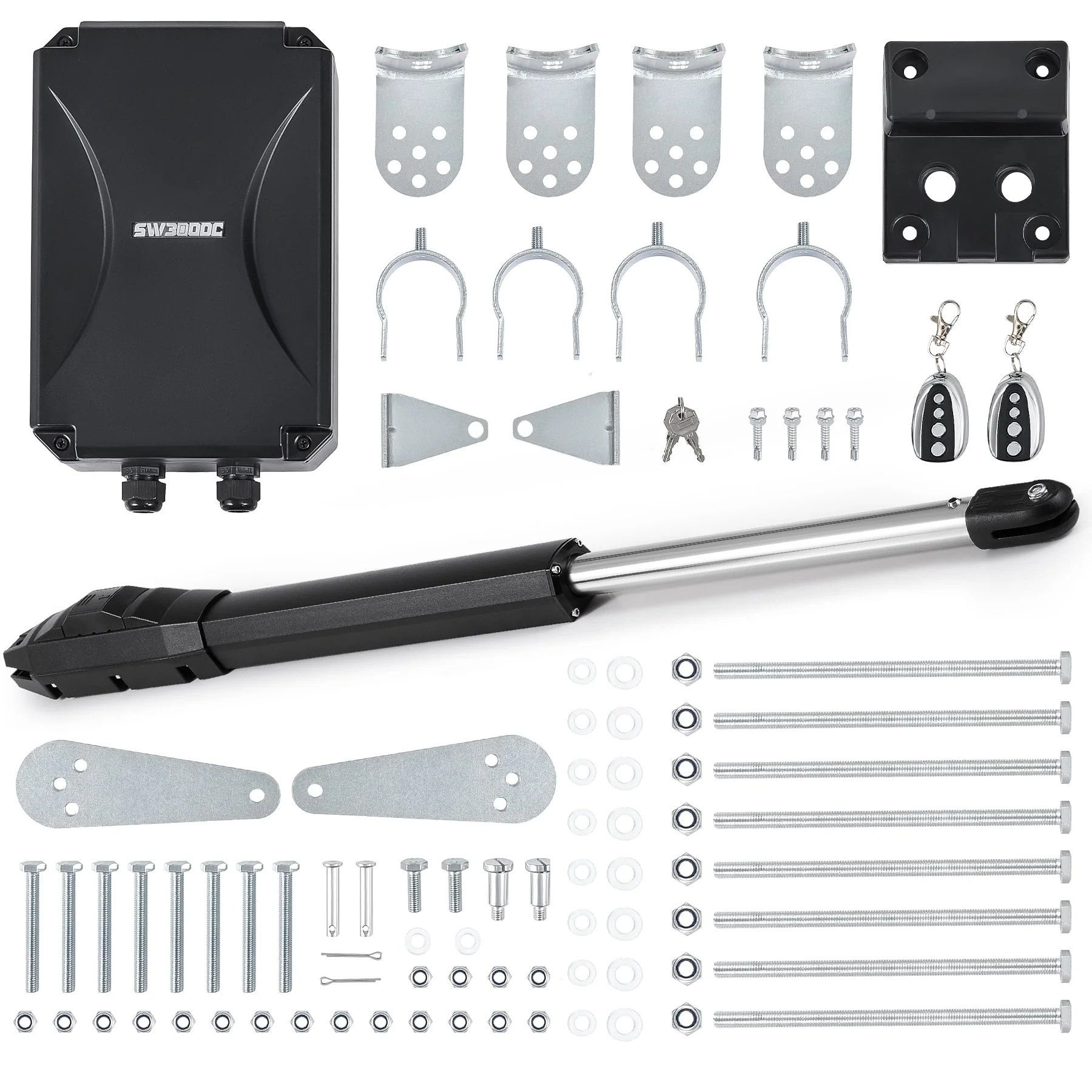 CO-Z Automatic Swing Gate Opener Kit, for Gates up to 880 lb & 20 ft