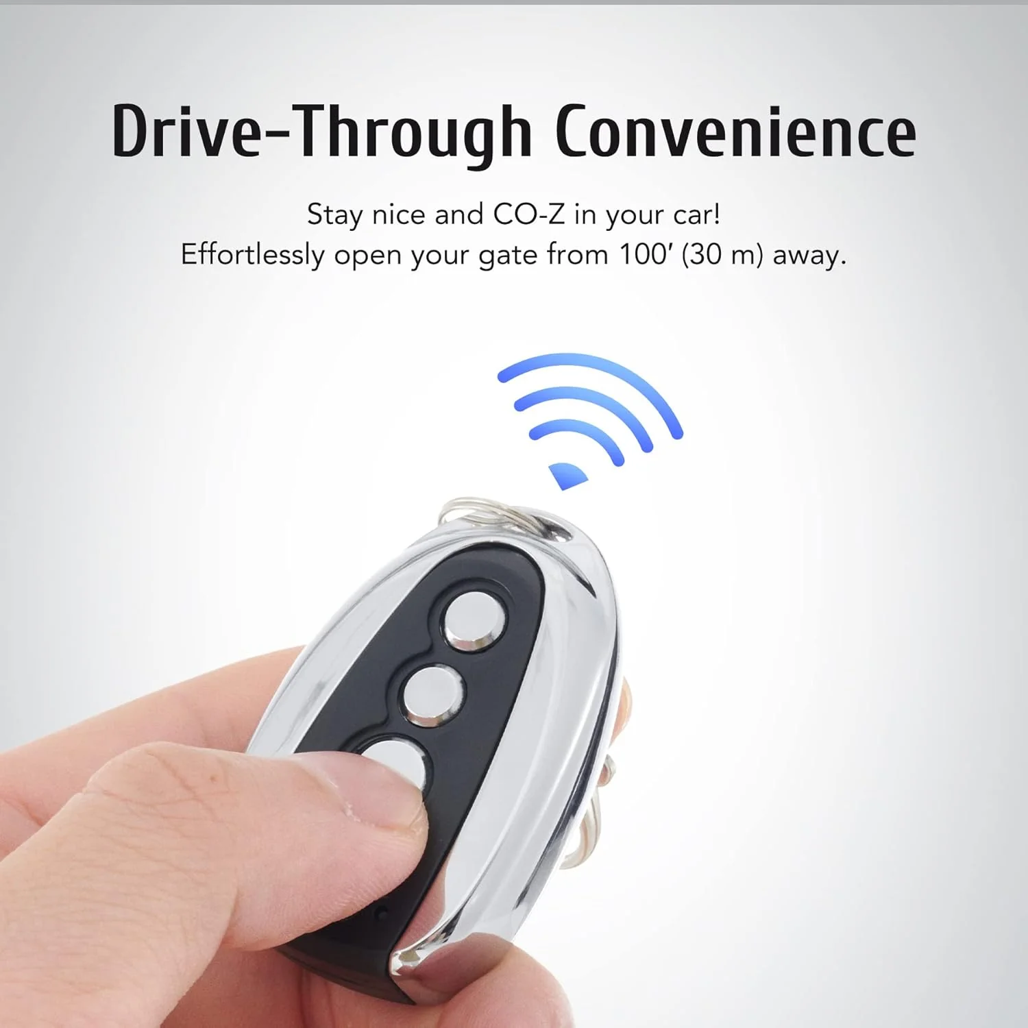 CO-Z Backup Key Remote Control for Automatic Sliding Gate Opener - Image 3