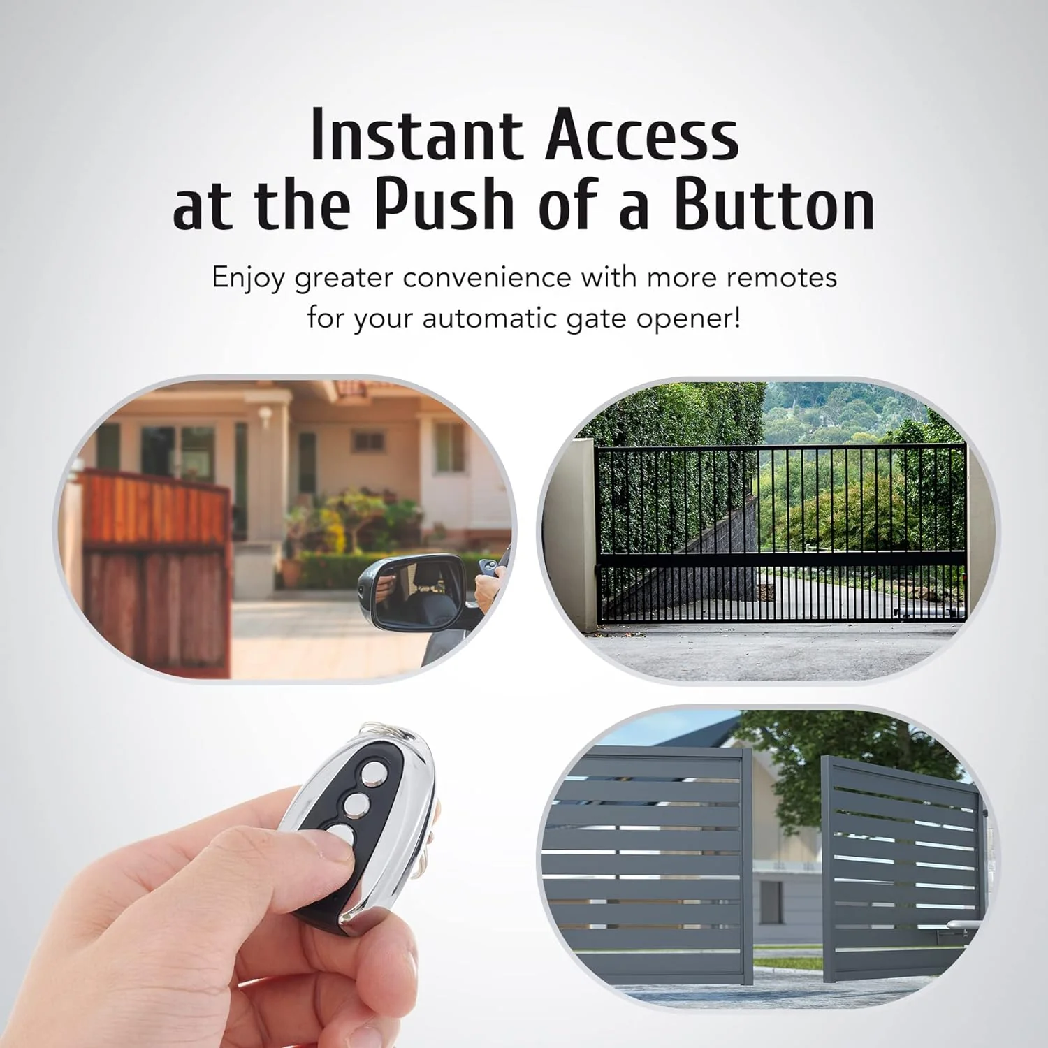 CO-Z Backup Key Remote Control for Automatic Sliding Gate Opener - Image 4