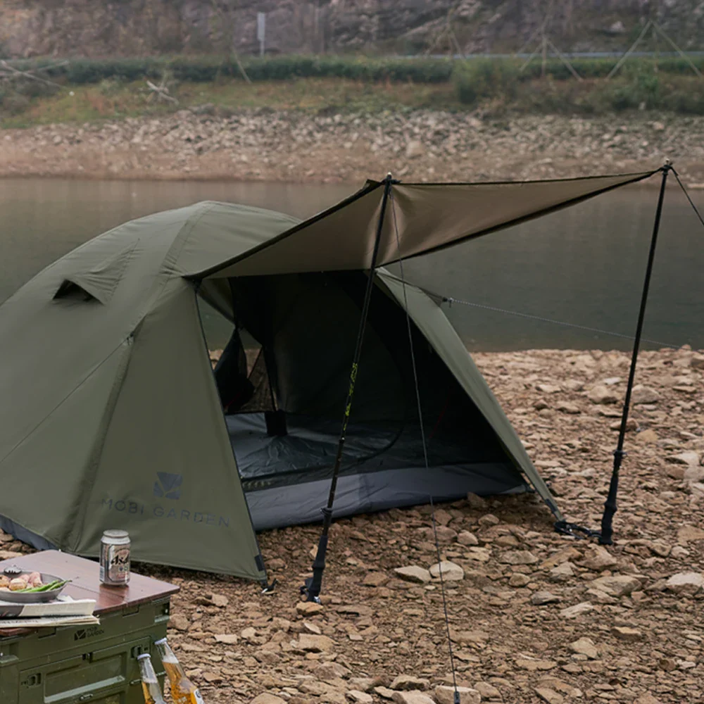 Camping & Backpacking Tent — Waterproof, Rainproof, Silver-Coated Sun Protection, Easy Setup Hiking Shelter - Image 3