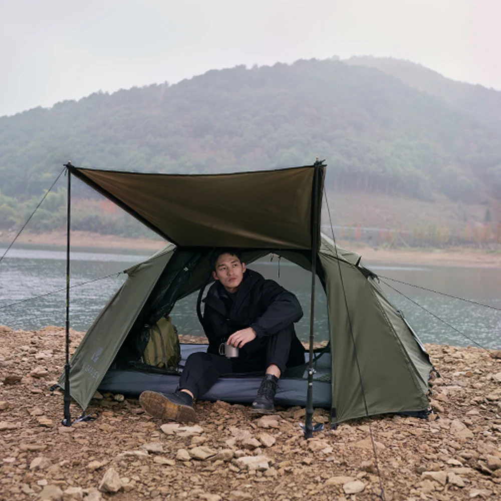 Camping & Backpacking Tent — Waterproof, Rainproof, Silver-Coated Sun Protection, Easy Setup Hiking Shelter - Image 6