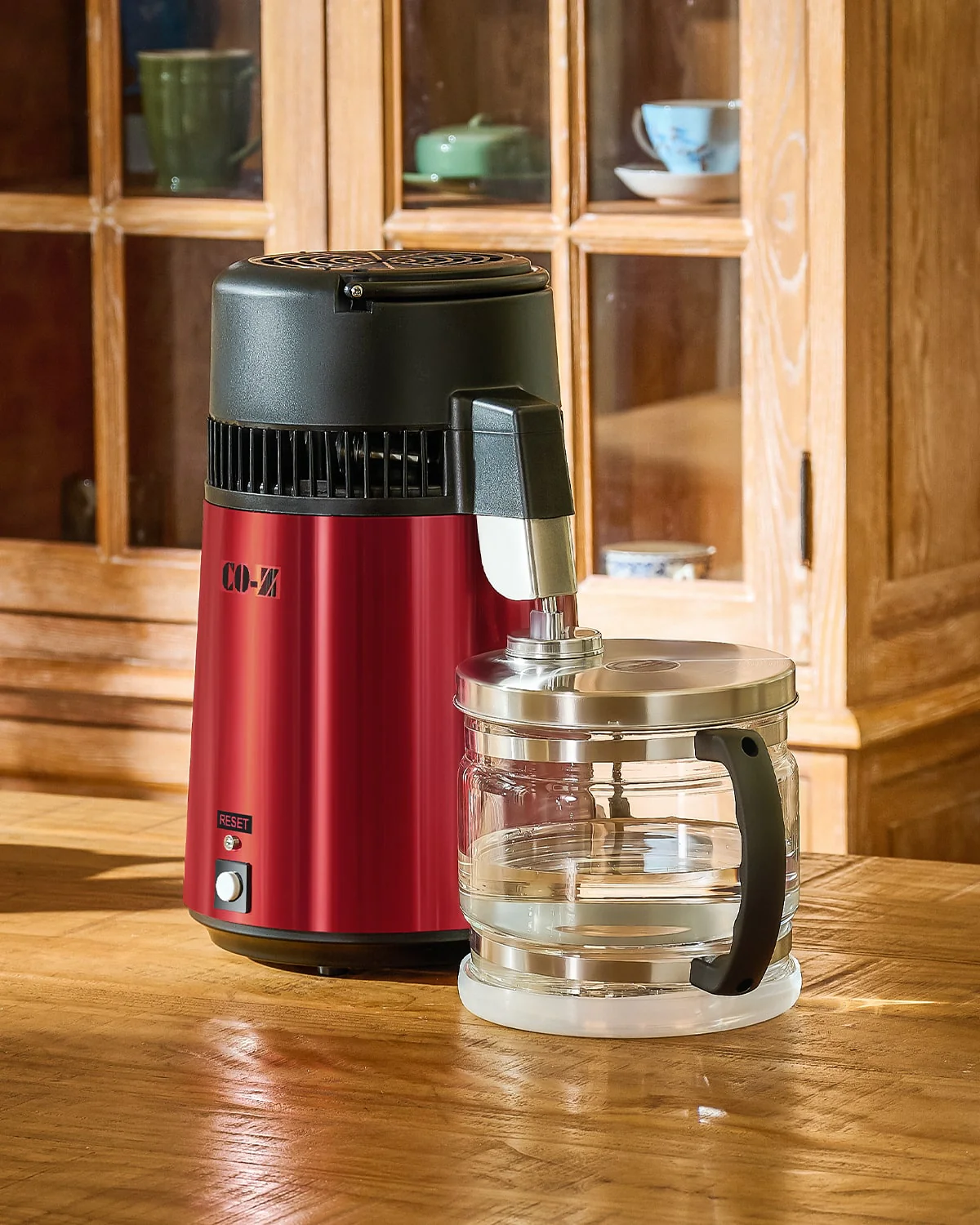 CO-Z 1.1 Gallon Water Distiller – 750W Countertop Machine with BPA-Free Glass & 4L Stainless Steel, Red - Image 11