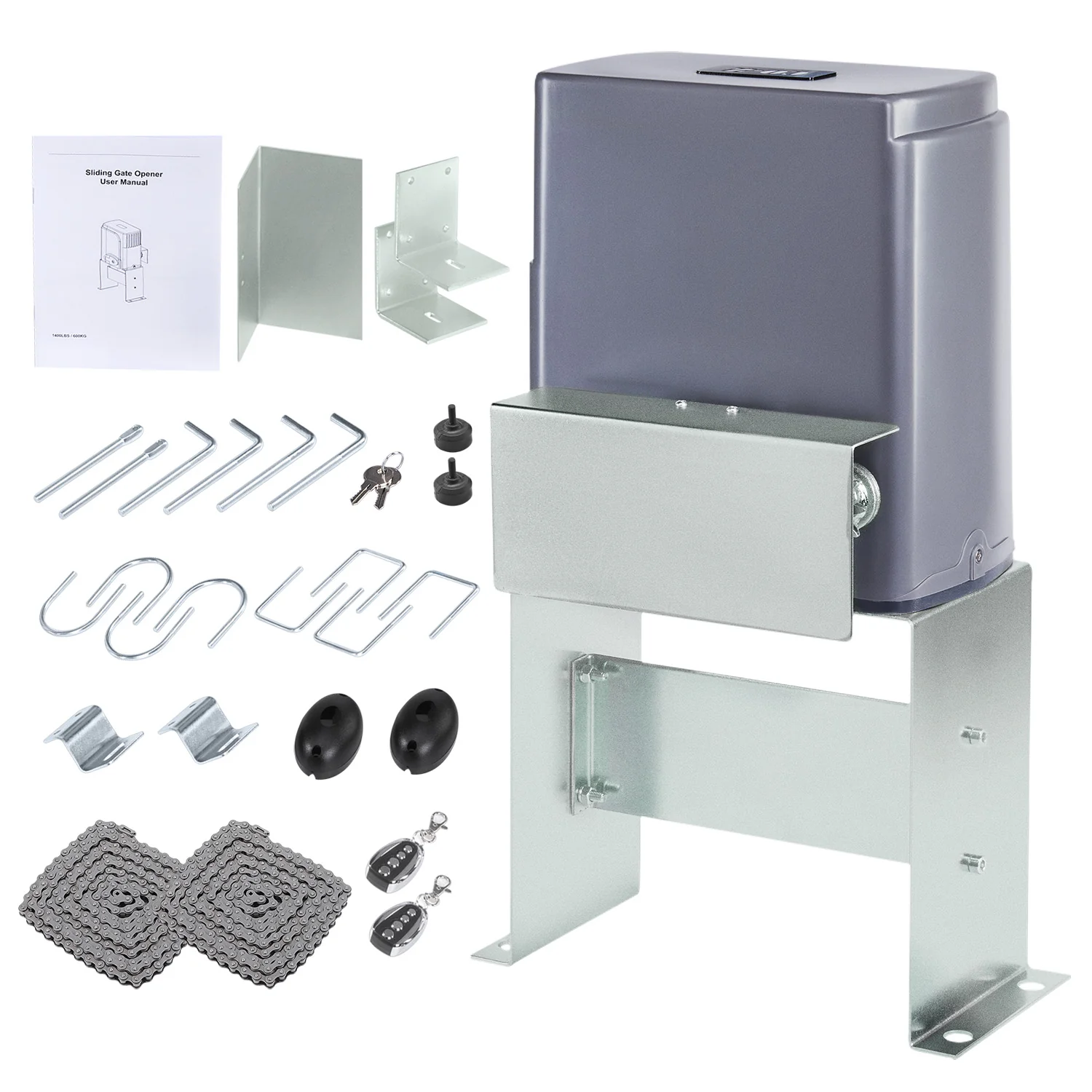 CO-Z 280W Automatic Sliding Gate Opener with IR Sensors - Image 2