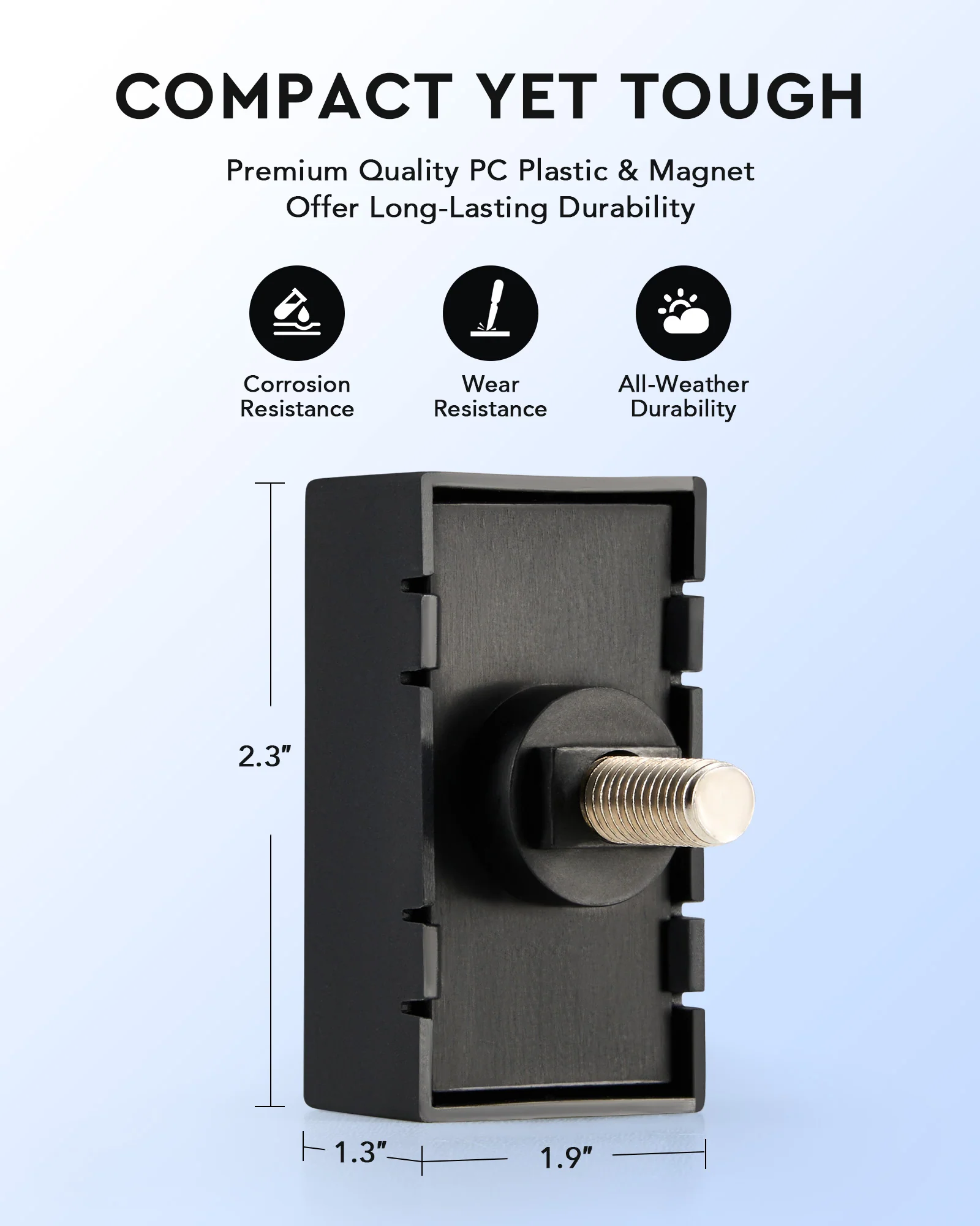 CO-Z Square Magnetic Limit Switches PC Gate Magnets for Sliding Gate Opener - Image 4