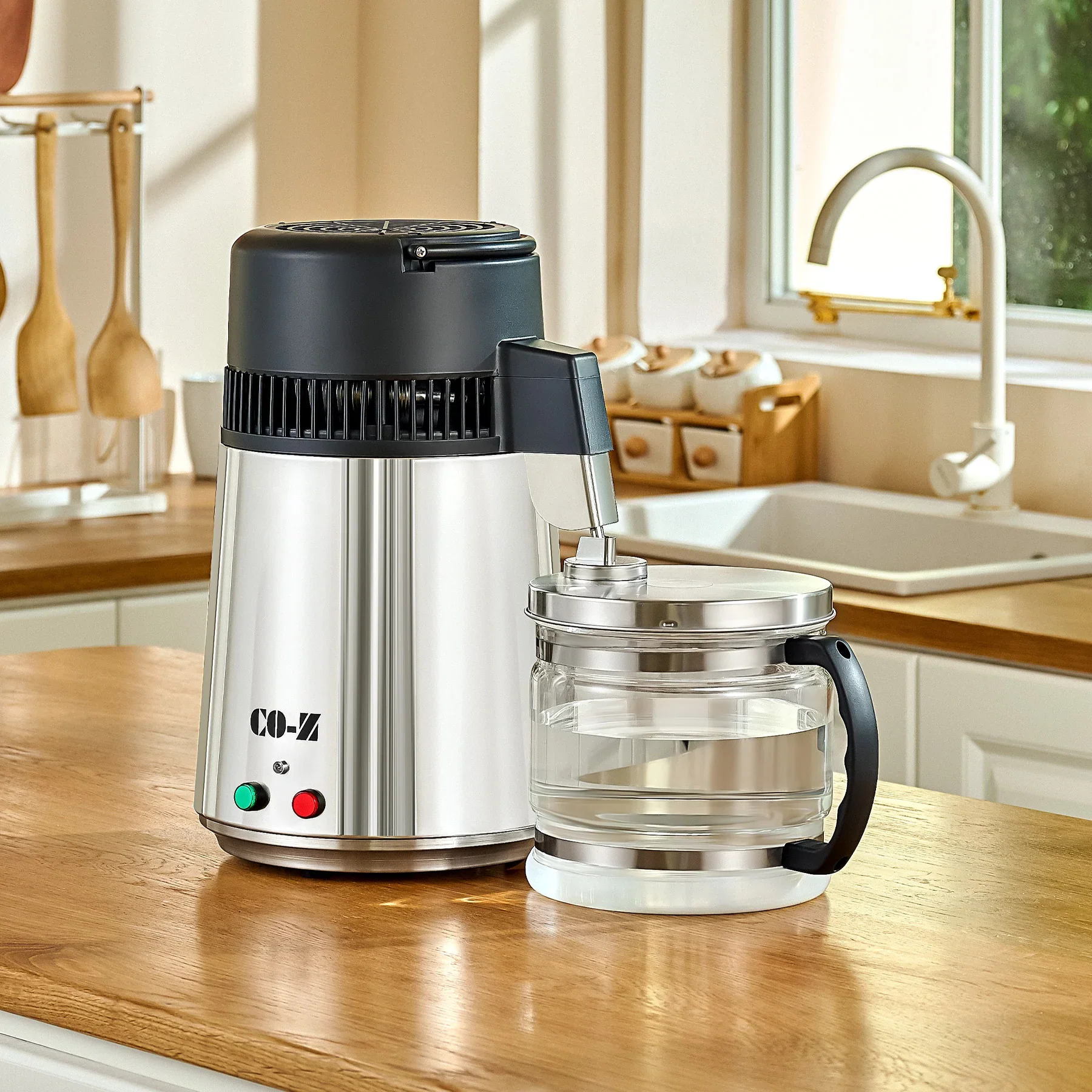 CO-Z 4L Water Distiller, Stainless Steel Purifier with Auto Shutoff - Image 11