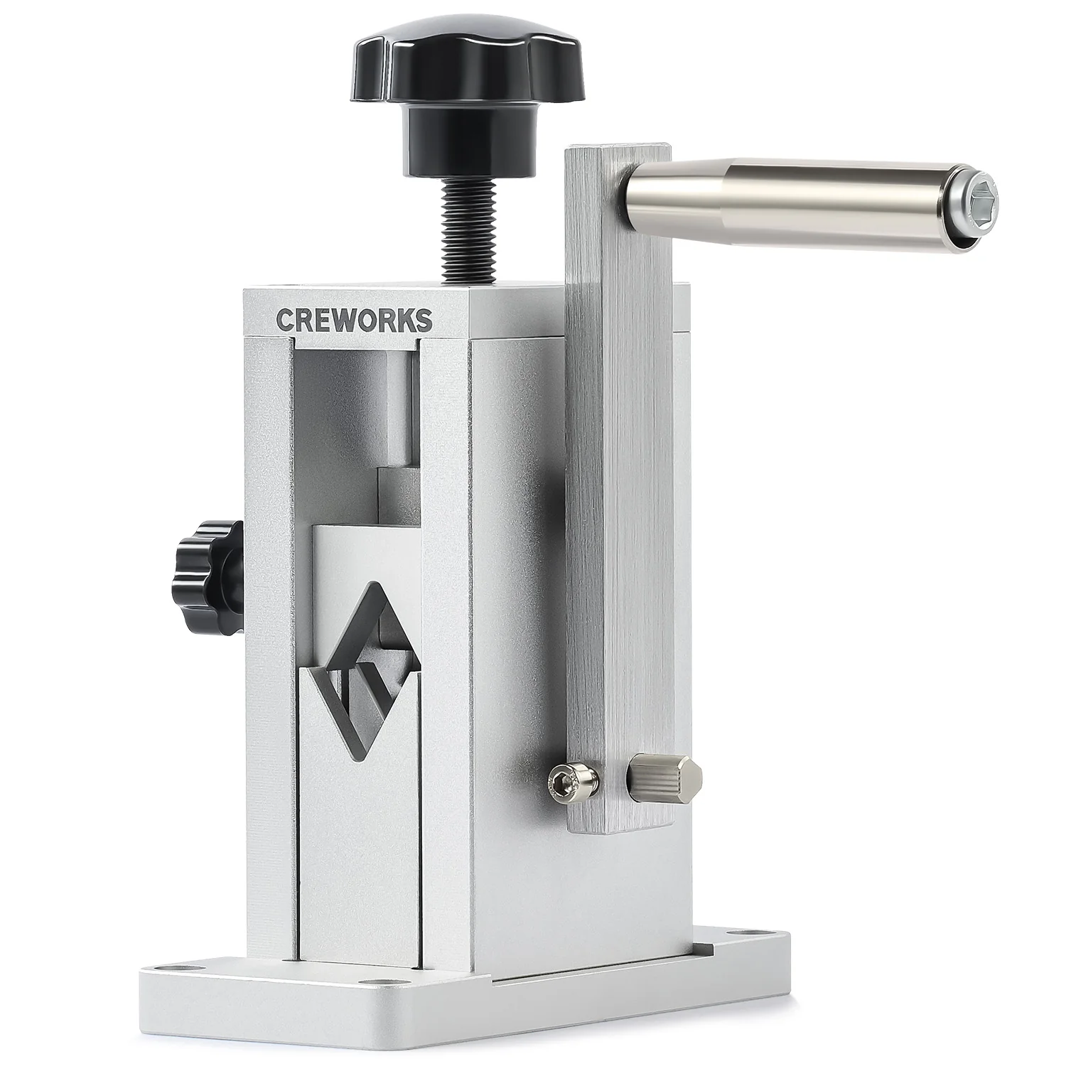 CREWORKS Manual Wire Stripping Machine Portable Cable Stripper Tool w Hand Crank