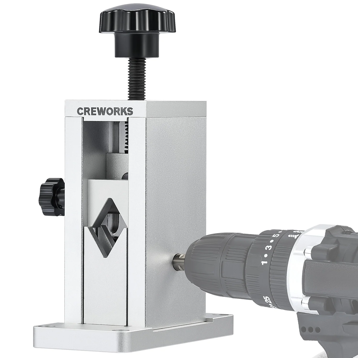 CREWORKS Manual Wire Stripping Machine Portable Cable Stripper Tool w Hand Crank - Image 3