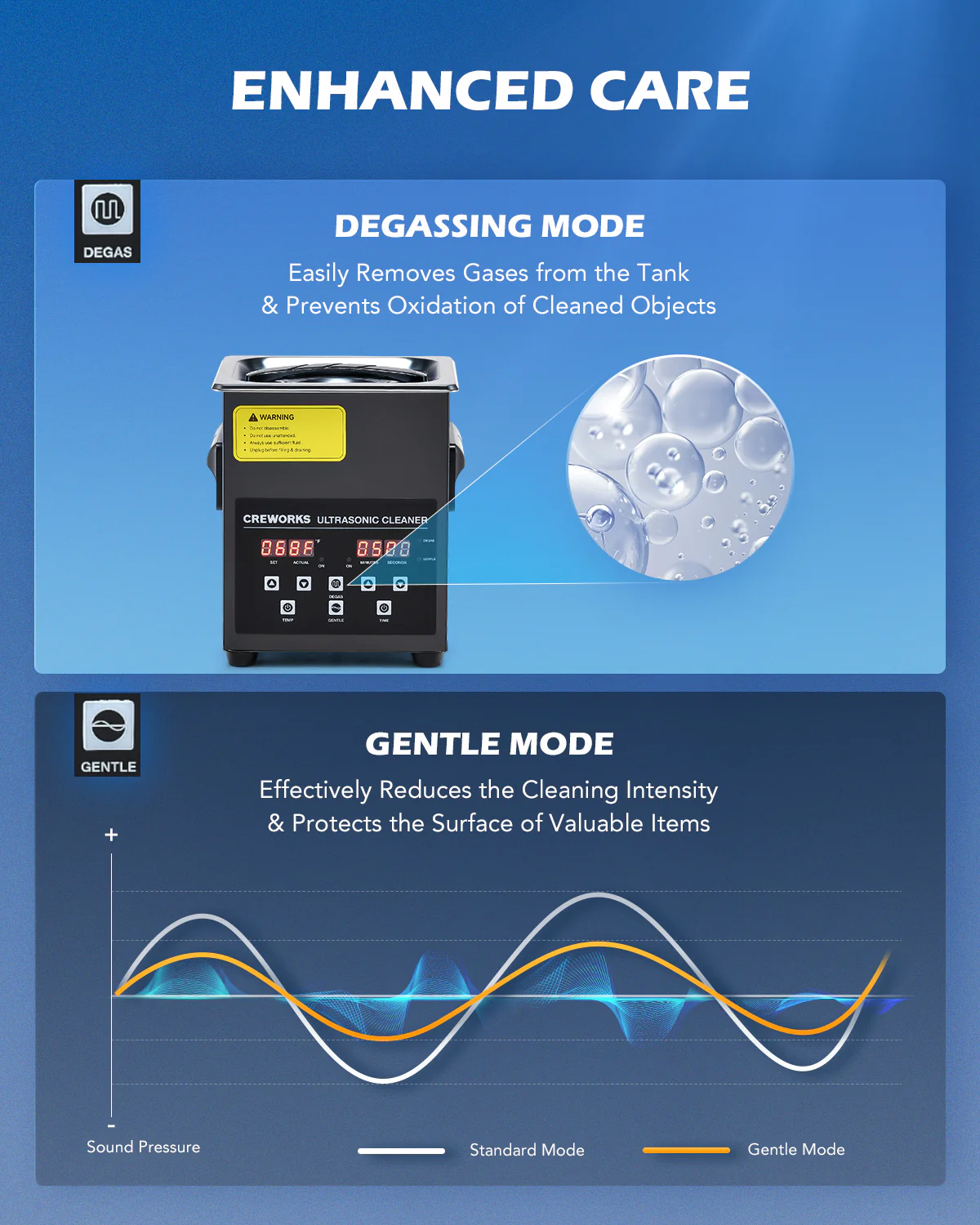 Ultrasonic Cleaning: Professional Ultrasonic Machine with Heater, Timer, and Dual Mode 2L - Image 10