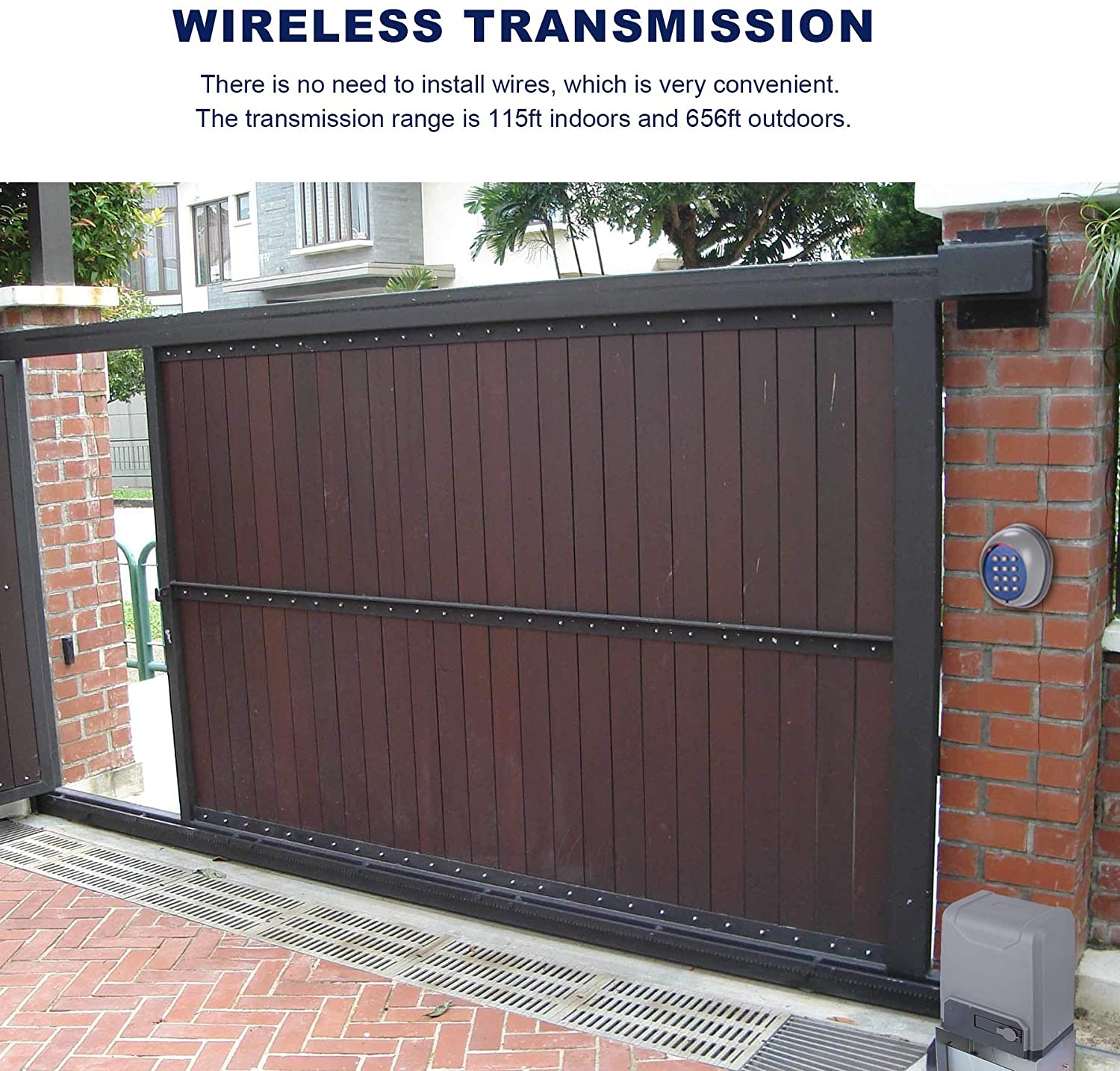 CO-Z Wireless Keypad Remote Control for Automatic Gate Opener - Image 6