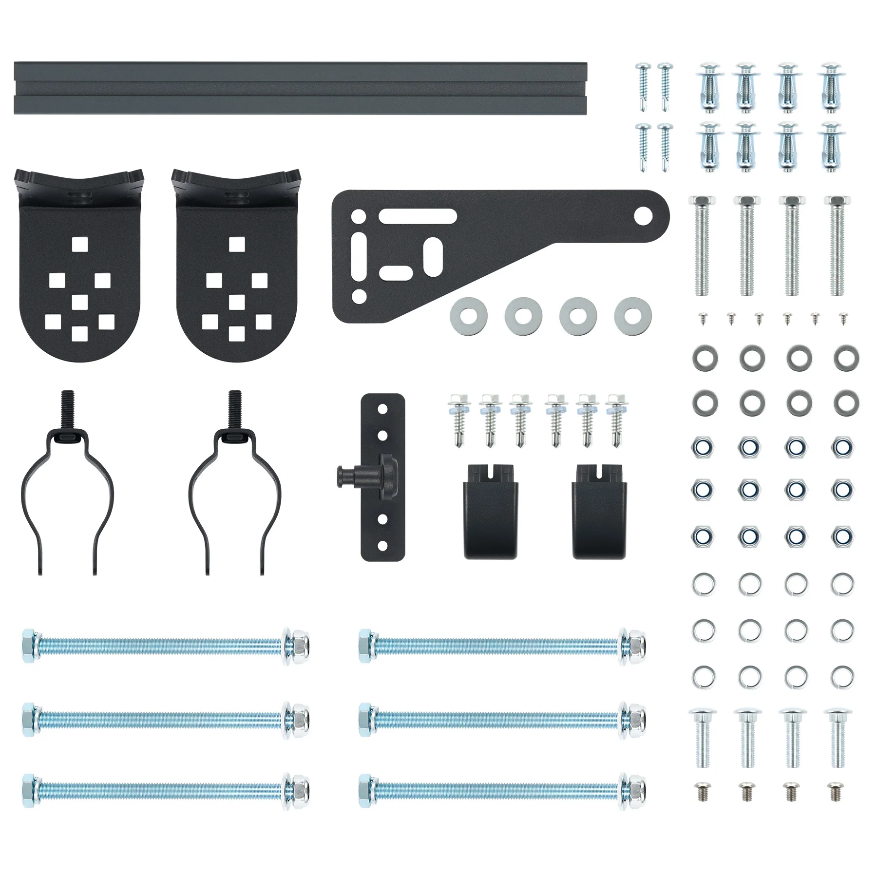 Zumi U-Shaped Tube Bracket Kit — Universal Fit for Automatic Gate Openers