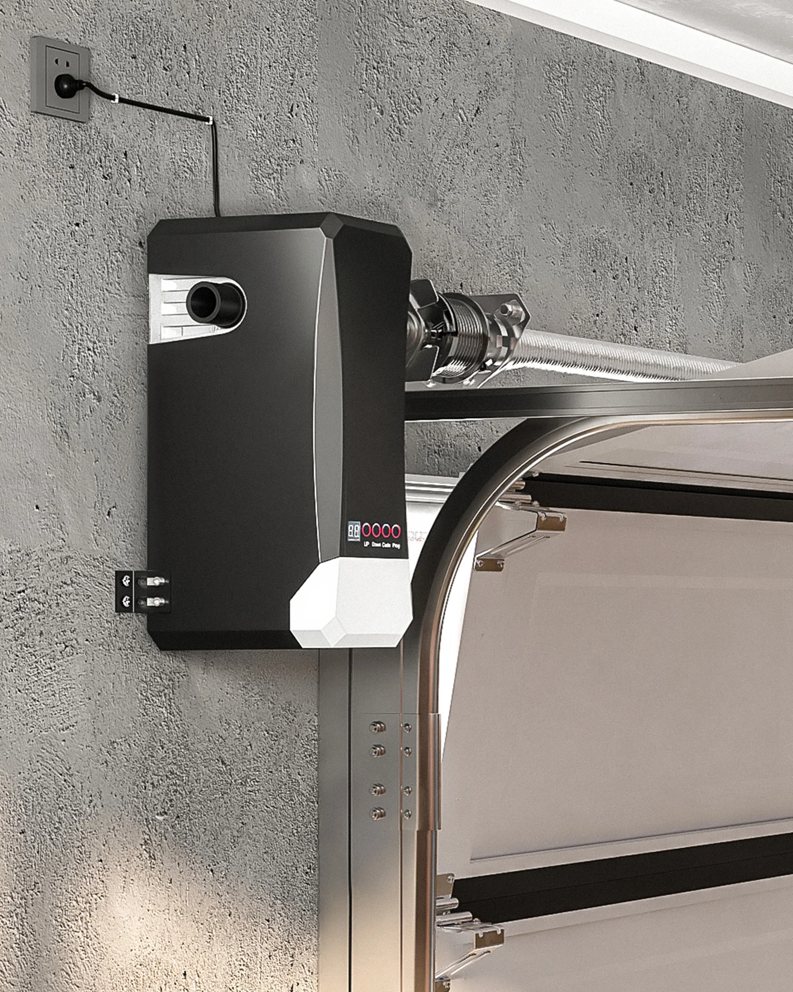 ZUMI Wall Mount Automatic App-Control Garage Door Opener with IR Sensors & Electric Lock - Image 6