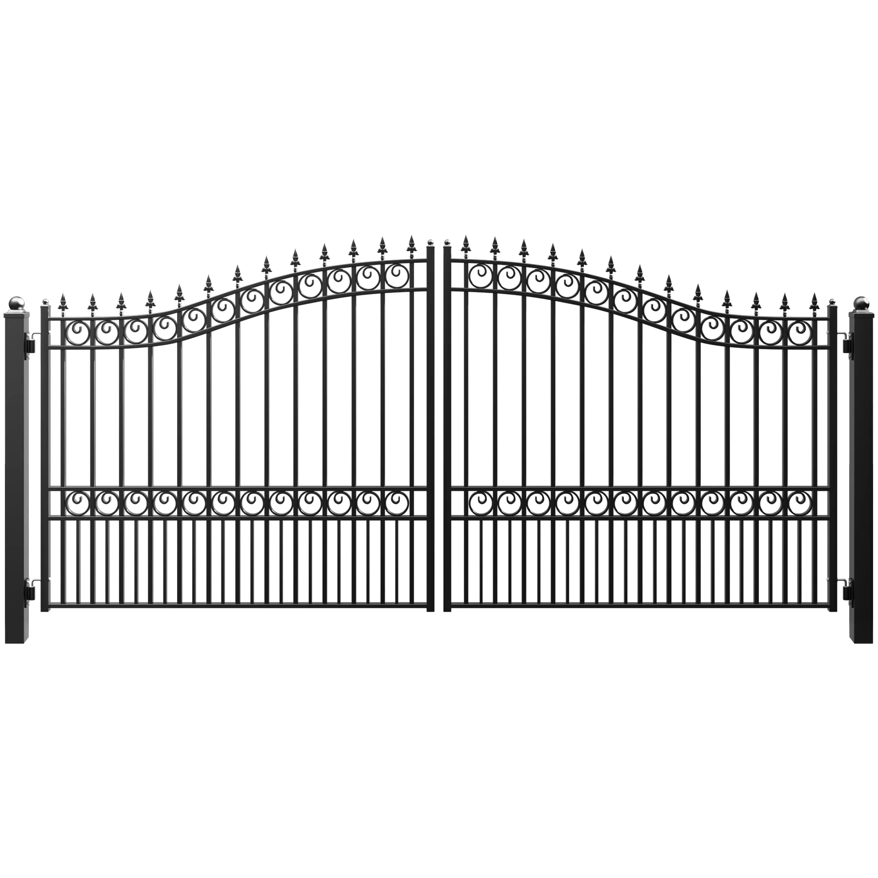 ZUMI Broadway Style Dual Swing Driveway Gates - Image 7