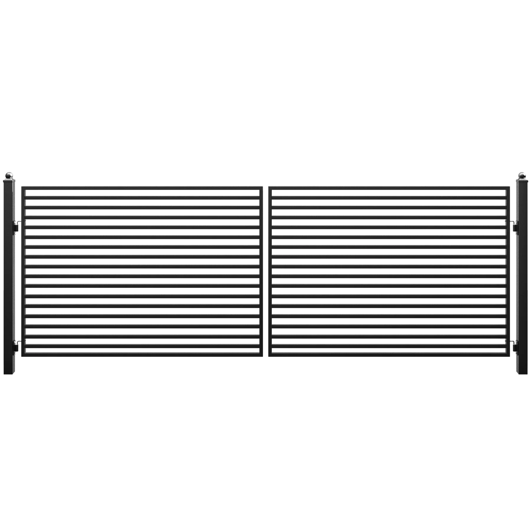 ZUMI Brooklyn Style Dual Swing Driveway Gates - Image 13