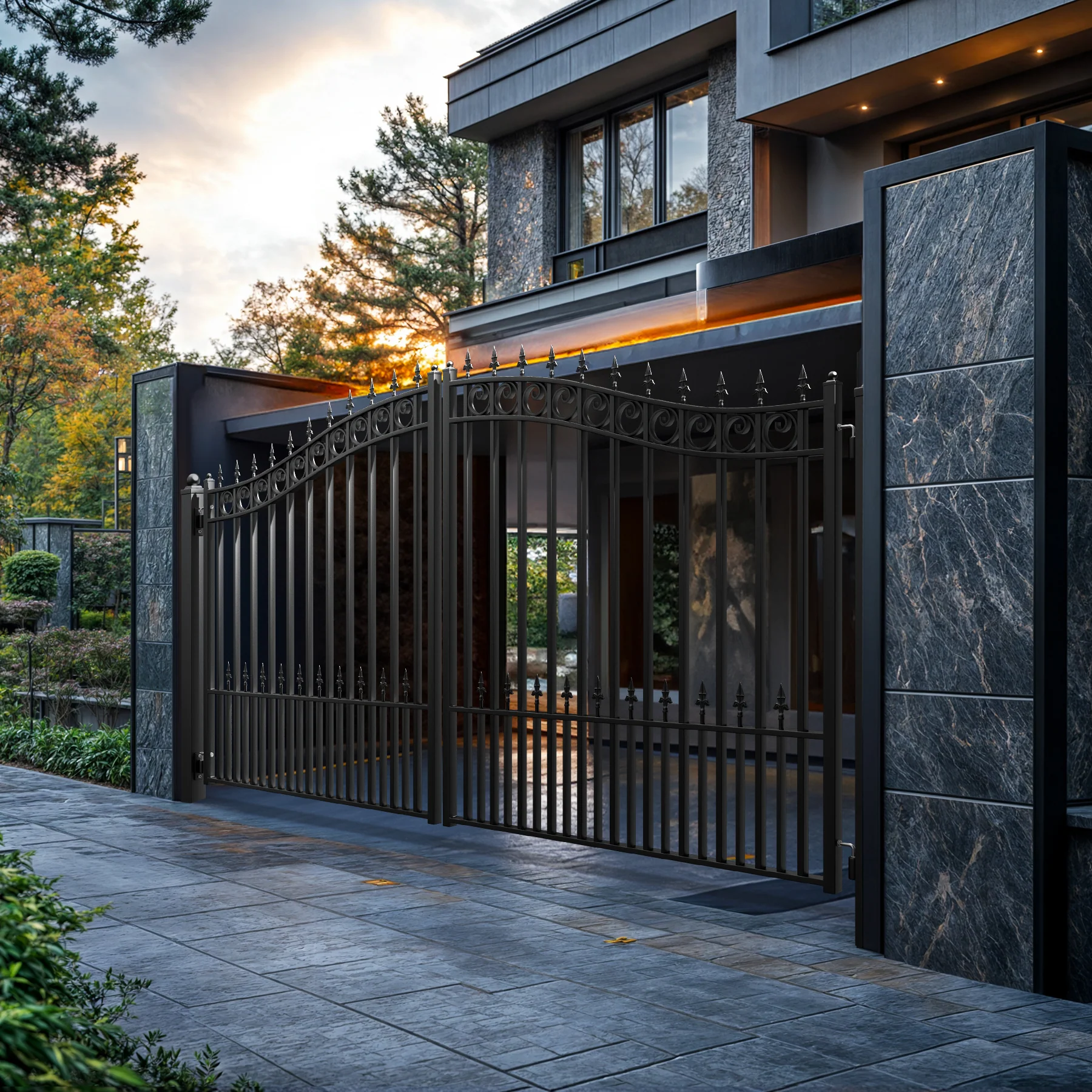 ZUMI Sydney Style Dual Swing Driveway Gates - Image 3