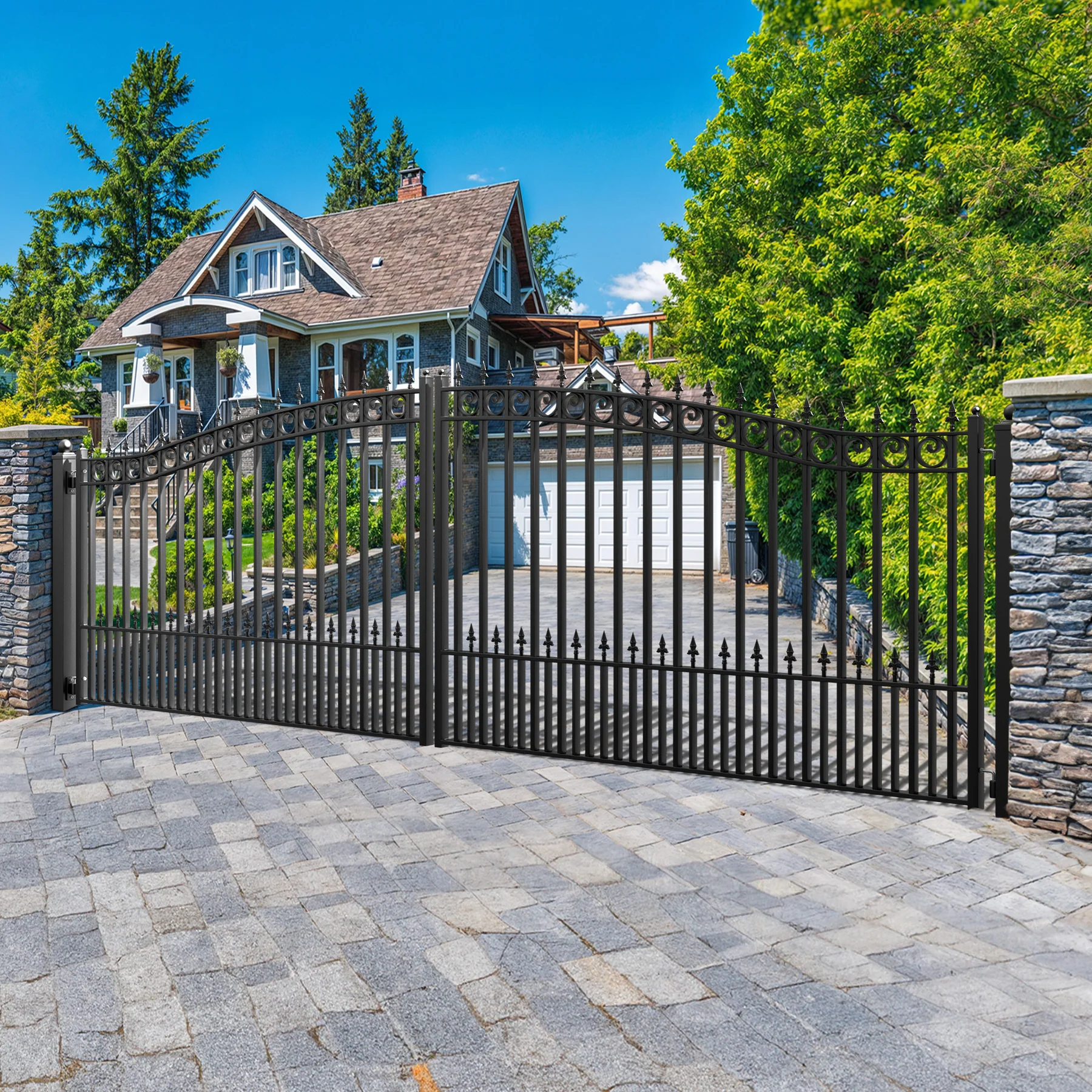 ZUMI Sydney Style Dual Swing Driveway Gates - Image 5